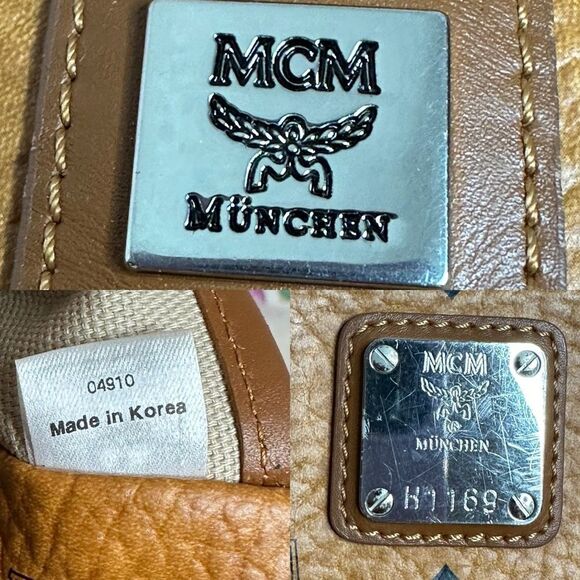 💯Authentic MCM Cognac Tote Handbag🍀 - Picture 15 of 16